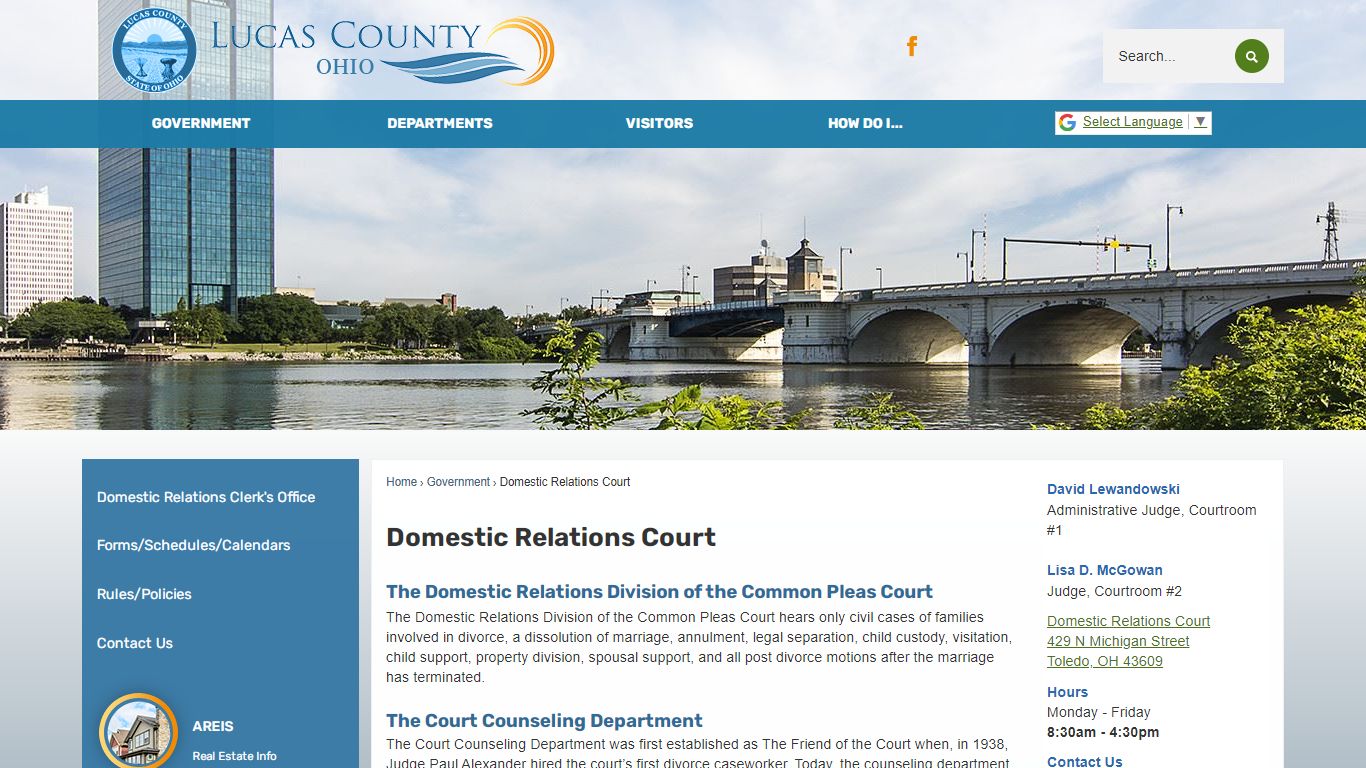 Domestic Relations Court | Lucas County, OH - Official Website