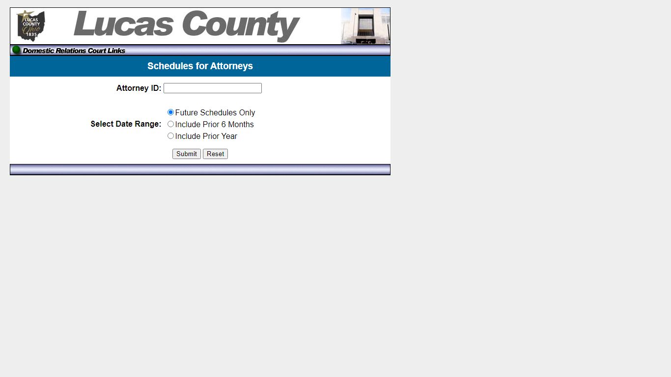 Lucas County Domestic Relations Court